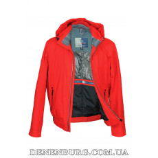 Куртка чоловіча демісезонна BLACK VINYL 17-810-1 червона