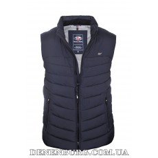  Жилет чоловічий BLACK VINYL 25-C23-2080CQZ-1 темно-синій