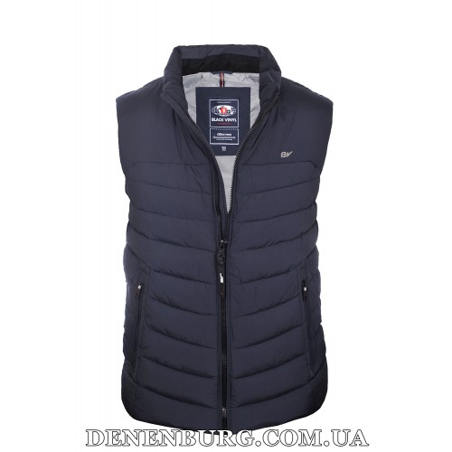  Жилет чоловічий BLACK VINYL 25-C23-2080CQZ-1 темно-синій