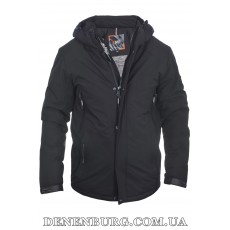  Куртка чоловіча зимова BLACK VINYL 25-C25-2675L чорна