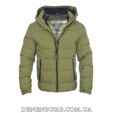  Куртка чоловіча зимова BLACK VINYL 25-C25-2707C зелена