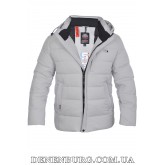  Куртка чоловіча зимова BIHOR 25-B-442 світло-сіра