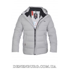  Куртка чоловіча зимова BIHOR 25-B-442 світло-сіра