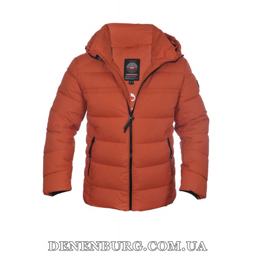  Куртка чоловіча зимова BIHOR 25-B-448 помаранчева