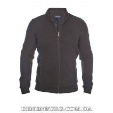  Кофта чоловіча LE GUTTI 25-4134-34 темно-коричнева