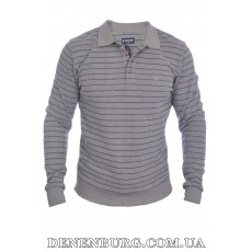  Светр-поло чоловічий LE GUTTI 25-4142-34 коричневий