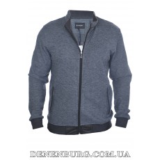  Кофта чоловіча LE GUTTI 25-4236-01 43 темно-сіра