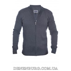  Кофта чоловіча LE GUTTI 25-873-70 темно-сіра