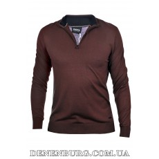  Светр чоловічий HUGO BOSS 26-7704-648 темно-коричневий