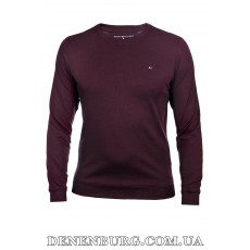  Лонгслів чоловічий TOMMY HILFIGER 26-E6064-46 бордовий