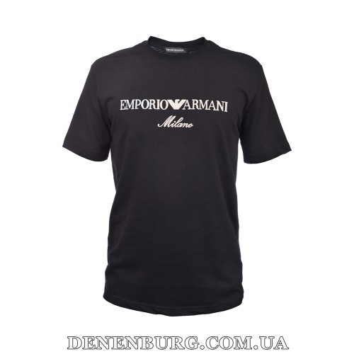  Футболка чоловіча ARMANI 25-2025 чорна