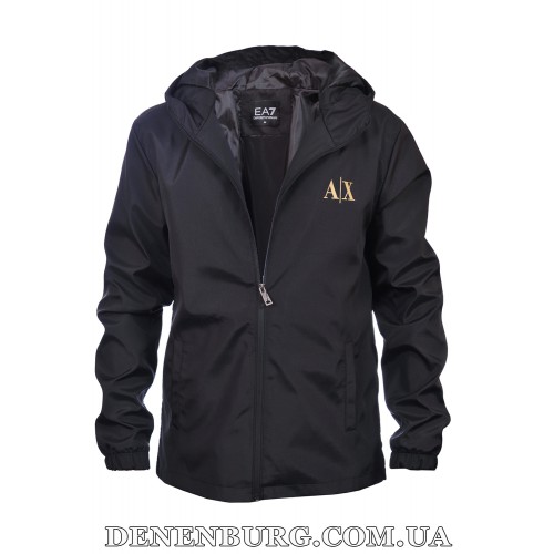 Куртка-вітровка чоловіча ARMANI 25-AR0303 чорна