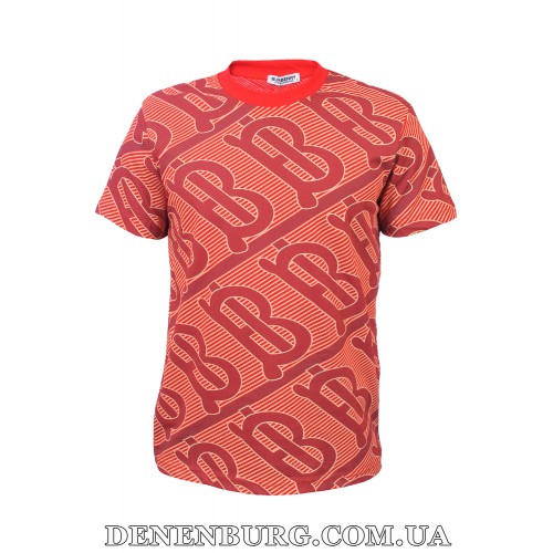  Футболка чоловіча BURBERRY 25-B502 червона