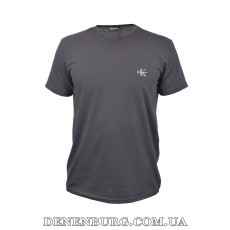  Футболка чоловіча CALVIN KLEIN 25-302-23 (B) темно-сіра