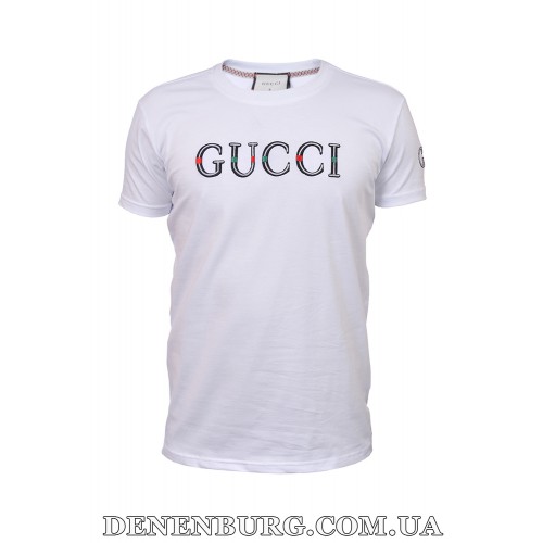 Футболка чоловіча GUCCI 25-25Y-09430 біла