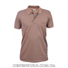 Футболка-поло чоловіча GUCCI 25-STR-034 коричнева