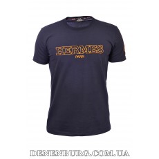 Футболка чоловіча HERMES 25-25Y-08302 темно-синя