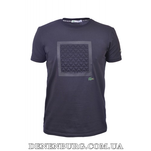 Футболка чоловіча LACOSTE 25-25Y-9209 темно-синя