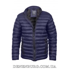  Куртка чоловіча демісезонна LE GUTTI 25-2087-02 темно-синя