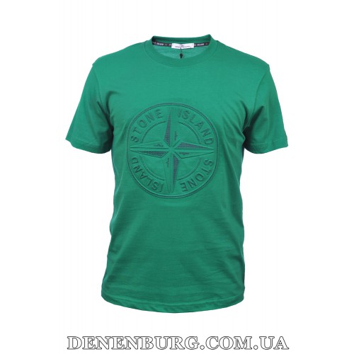  Футболка чоловіча STONE ISLAND 25-ST503 зелена