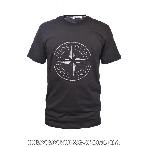  Футболка чоловіча STONE ISLAND 25-ST503 чорна