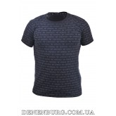  Футболка чоловіча ARMANI 25-25Y-5018 темно-синя