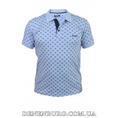 Футболка-поло чоловіча HUGO BOSS 25-STR-071-1 блакитна