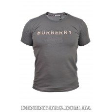  Футболка чоловіча BURBERRY 25-25Y-8600 сіра