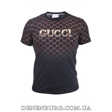 Футболка чоловіча GUCCI 25-25Y-09413 темно-синя