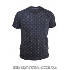 Футболка чоловіча LOUIS VUITTON 25-25Y-07024 темно-синя
