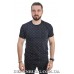  Футболка чоловіча LOUIS VUITTON 25-25Y-07024 темно-синя