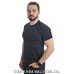  Футболка чоловіча LOUIS VUITTON 25-25Y-07024 темно-синя