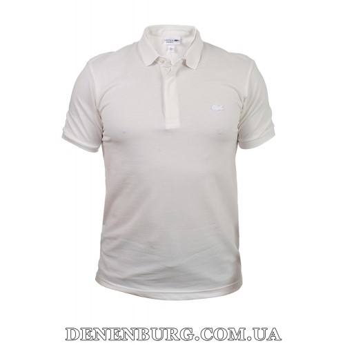 Футболка-поло чоловіча LACOSTE 25-260-36 молочна
