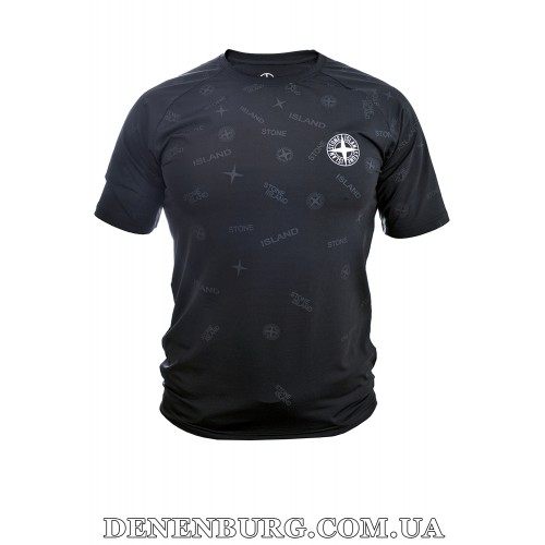  Футболка чоловіча STONE ISLAND 25-ZZK500 чорна