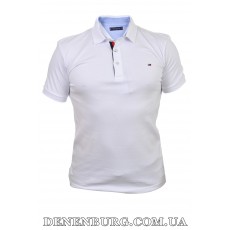 Футболка-поло чоловіча TOMMY HILFIGER 25-256-01 біла Футболка-поло чоловіча TOMMY HILFIGER 25-256-01 біла