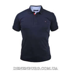 Футболка-поло чоловіча TOMMY HILFIGER 25-256-03 темно-синя Футболка-поло чоловіча TOMMY HILFIGER 25-256-03 темно-синя