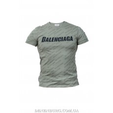 Футболка чоловіча BALENCIAGA 25-F0493-38 хакі