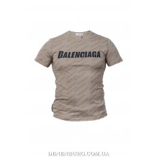Футболка чоловіча BALENCIAGA 25-F0493-6 кава з молоком