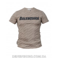 Футболка чоловіча BALENCIAGA 25-F0493-6 кава з молоком