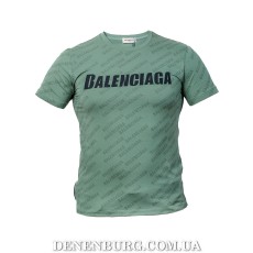 Футболка чоловіча BALENCIAGA 25-F0493-83 зелена