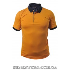 Футболка-поло чоловіча LE GUTTI 25-1546-24 жовта