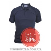  Футболка-поло чоловіча LE GUTTI 25-1870-02 темно-синя