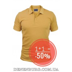  Футболка-поло чоловіча LE GUTTI 25-1870-97 гірчична