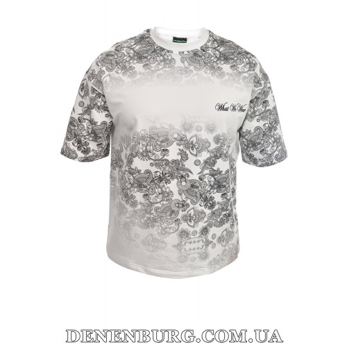 Костюм літній чоловічий MAKSIM oversize 25-10068 білий