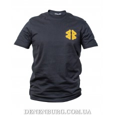  Футболка чоловіча BALENCIAGA 26-B-402 чорна