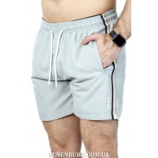  Шорти пляжні чоловічі HUGO BOSS 26-B-301 світло-сірі