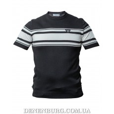  Футболка чоловіча PRADA 26-25MY022-14 чорна
