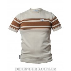  Футболка чоловіча PRADA 26-25MY022-176 кава з молоком