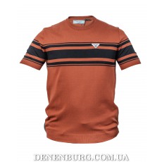  Футболка чоловіча PRADA 26-25MY022-B196 руда