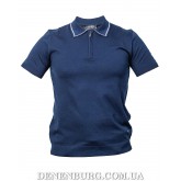  Футболка-поло чоловіча ERMENEGILDO ZEGNA 26-25MY012-15 темно-синя